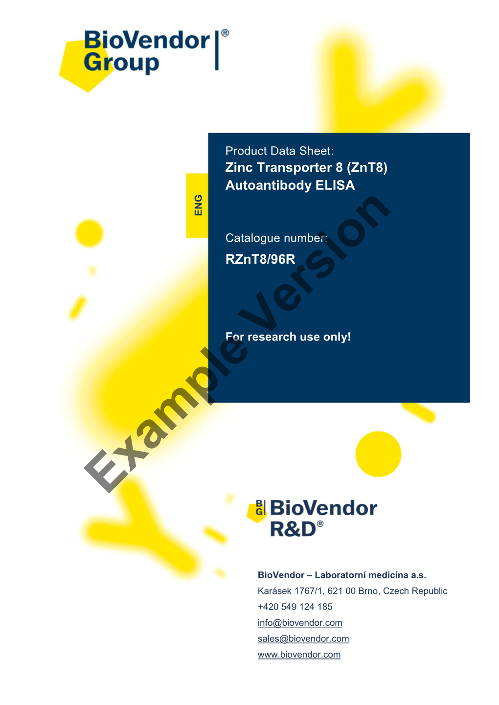 Zinc Transporter 8 (Znt8) Autoantibody ELISA