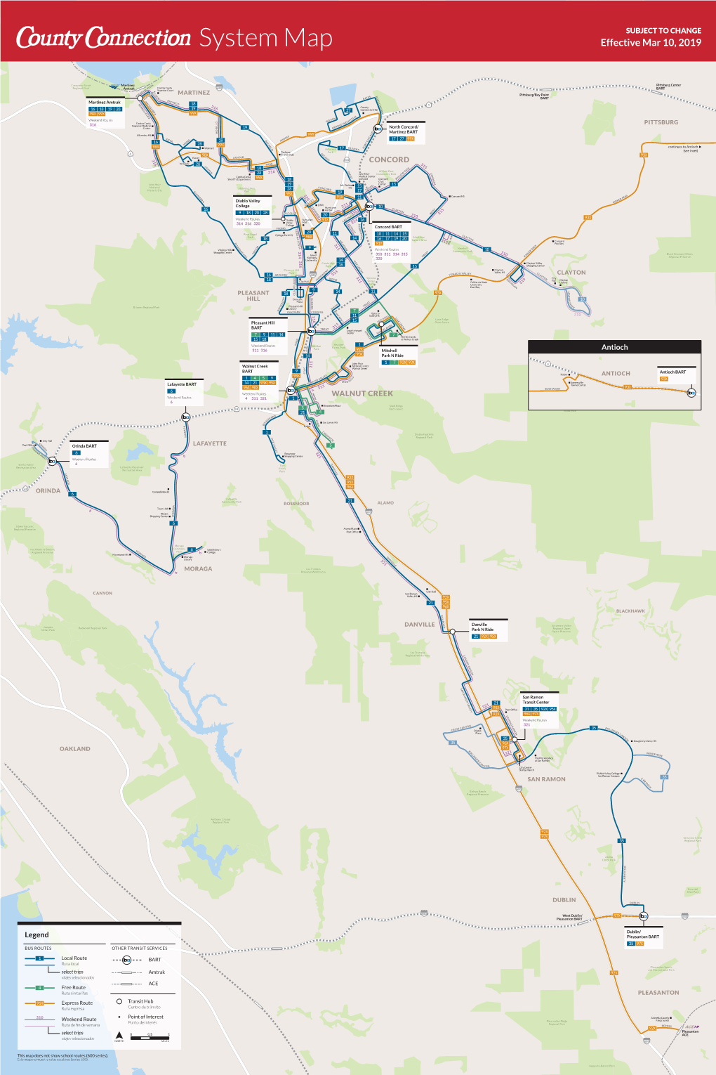 System Map Effective Mar 10, 2019