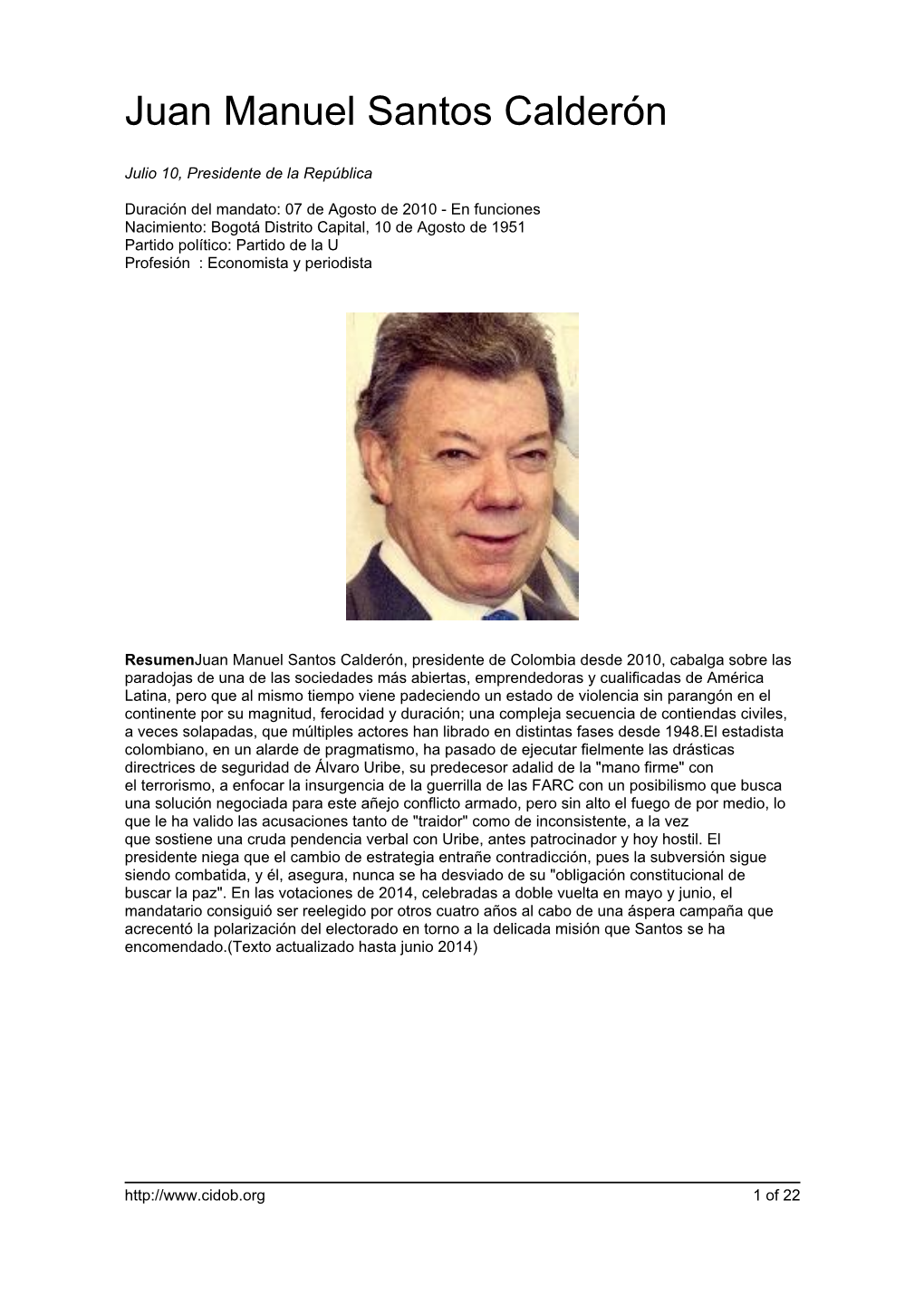 Juan Manuel Santos Calderón