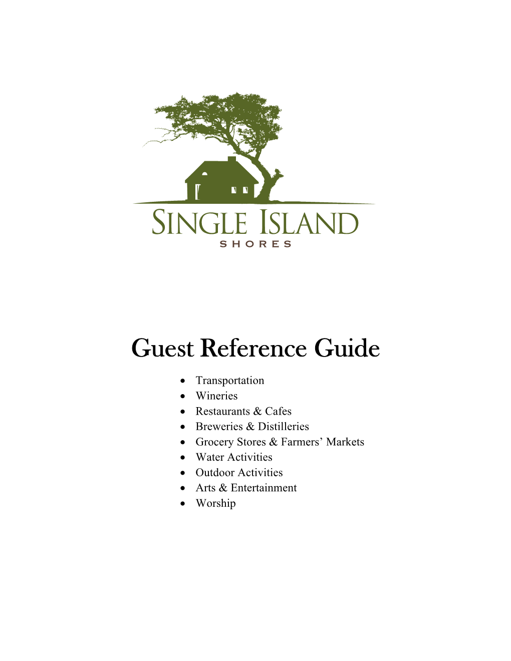 Guest Reference Guide