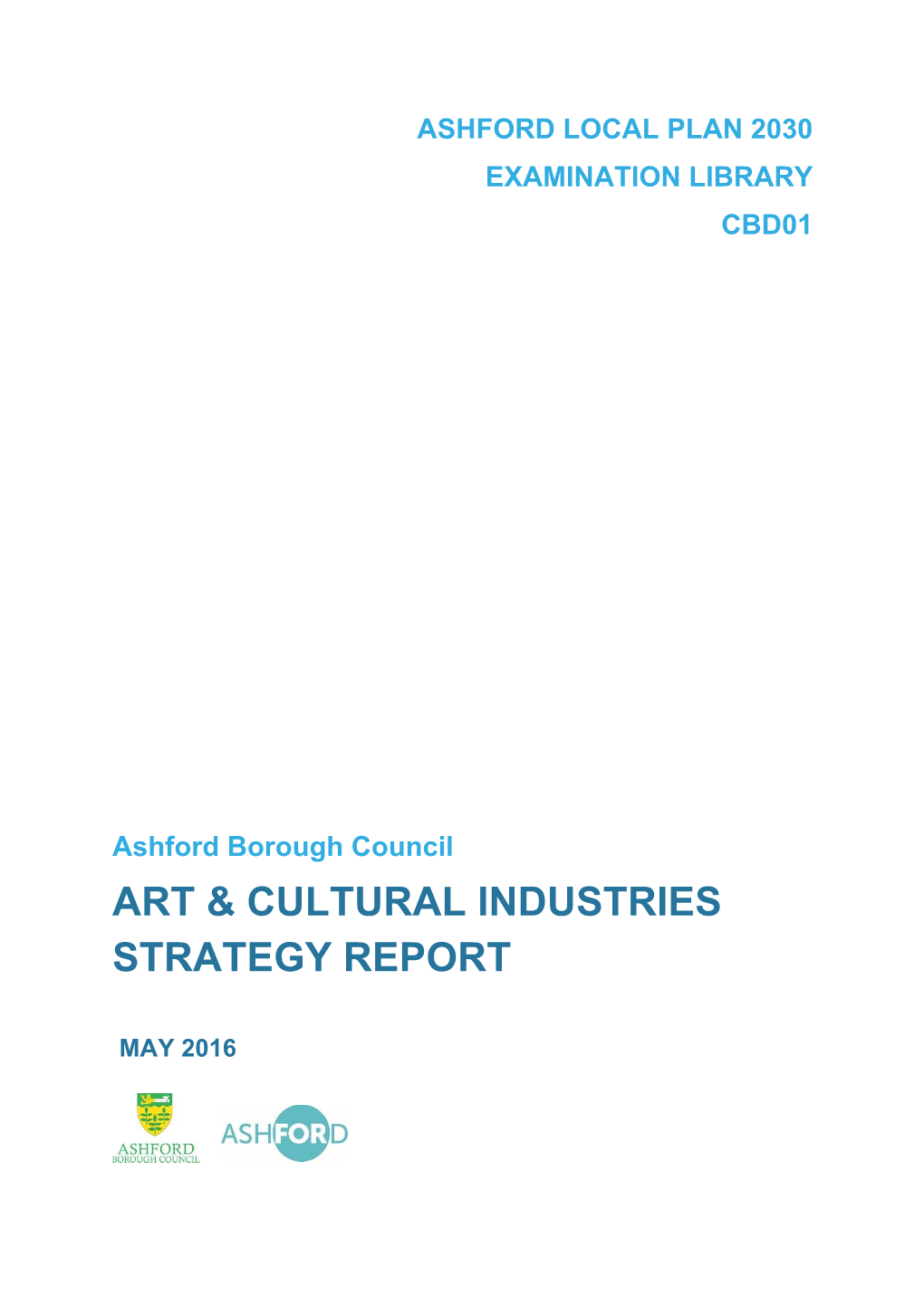 Art & Cultural Industries Strategy Report