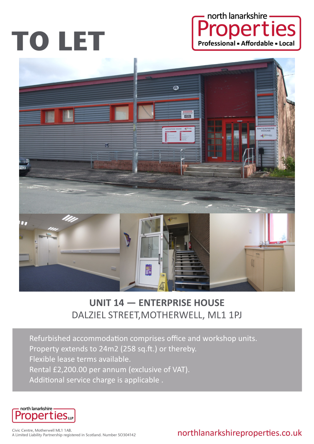 Enterprise House Dalziel Street,Motherwell, Ml1 1Pj