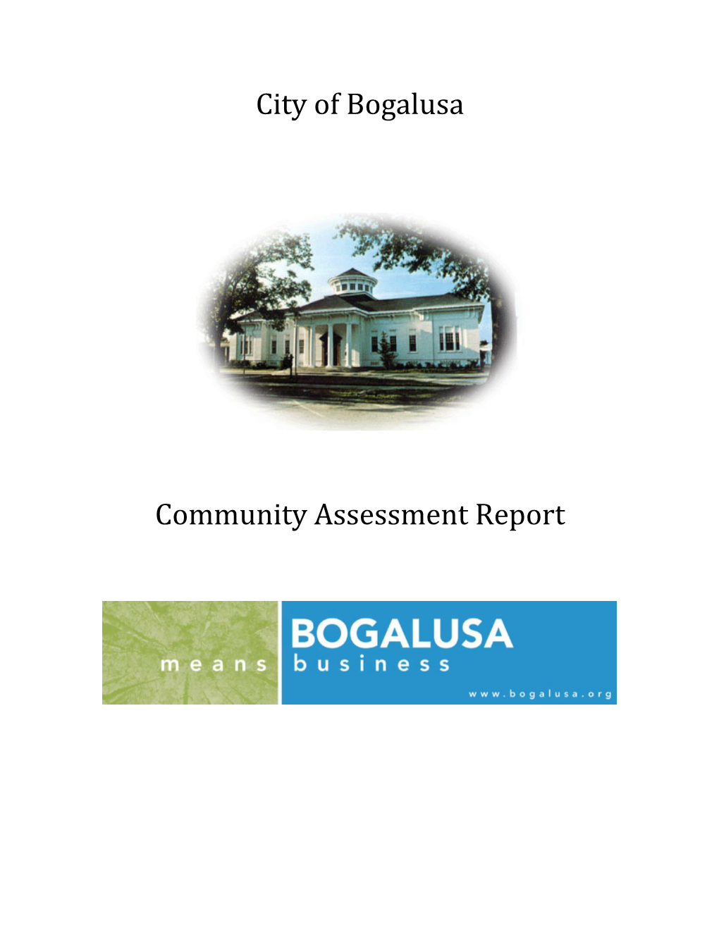 Community Assessment Report
