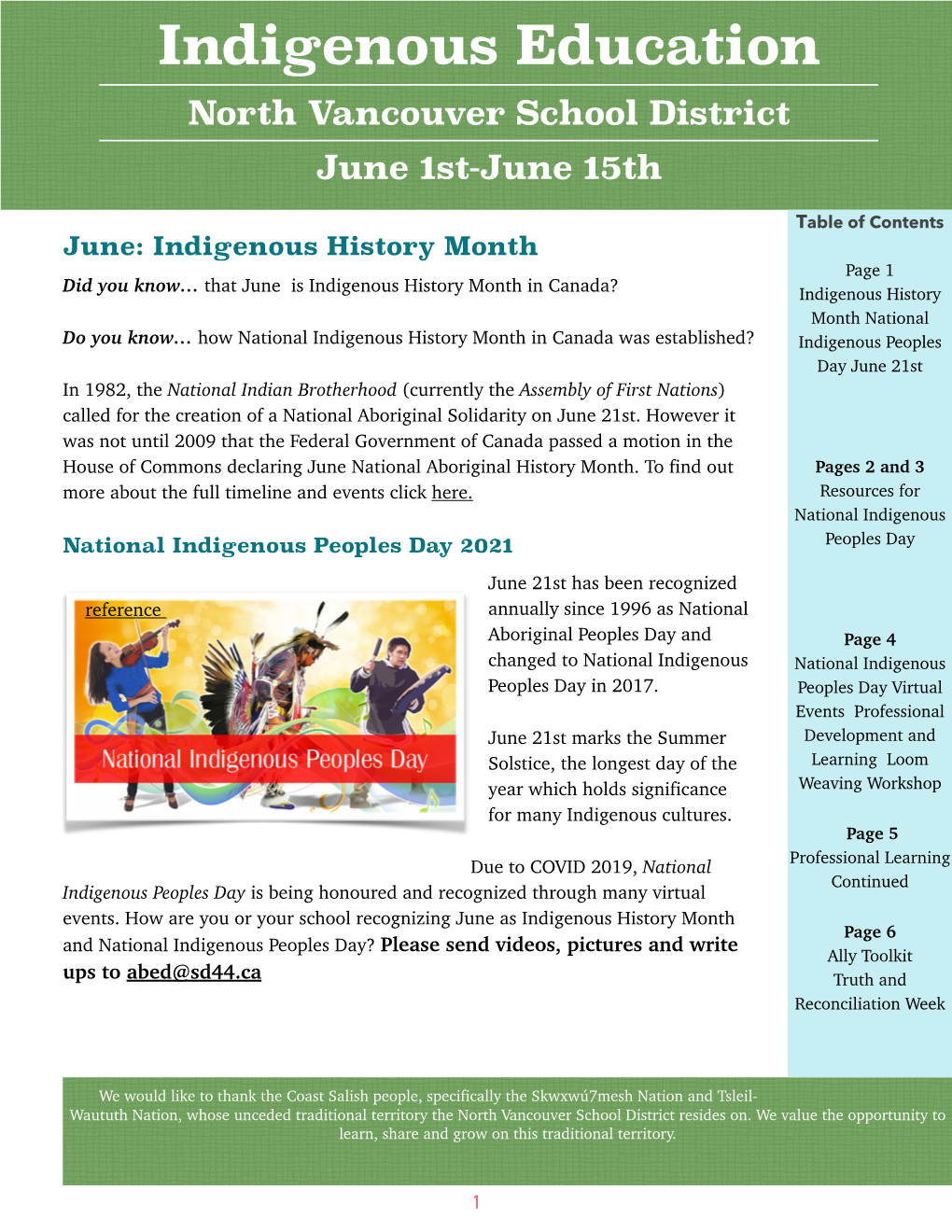 Indigenous Education Flyer