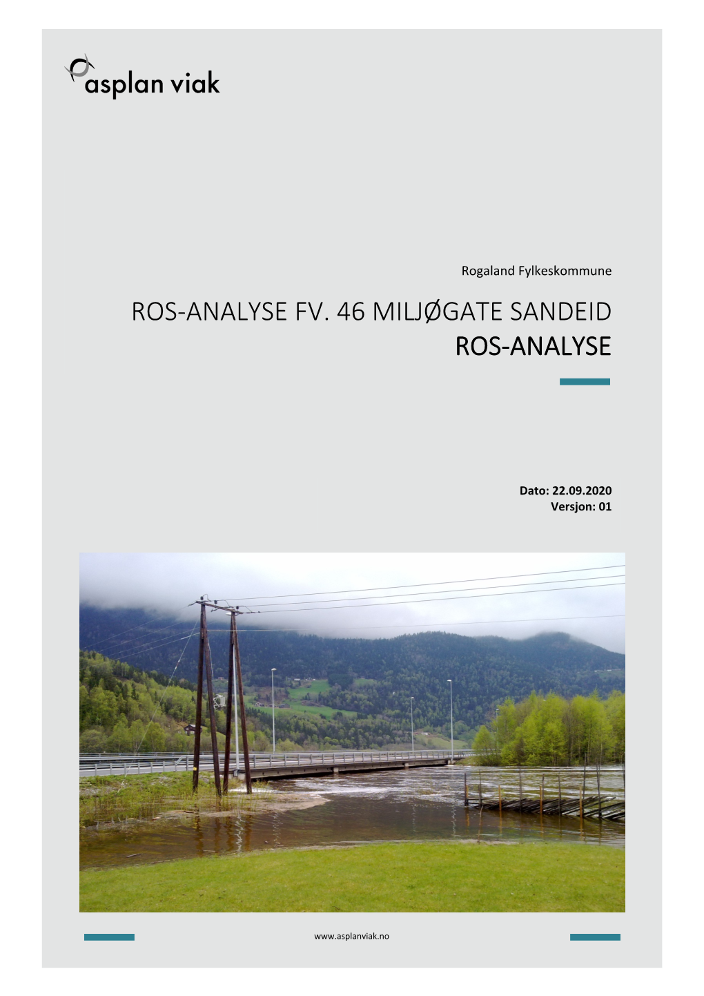 Ros-Analyse Fv. 46 Miljøgate Sandeid Ros-Analyse