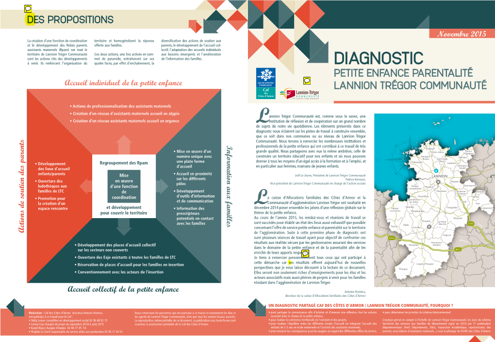 Diagnostic Petite Enfance Parentalité Accueil Individuel De La Petite Enfance Lannion Trégor Communauté