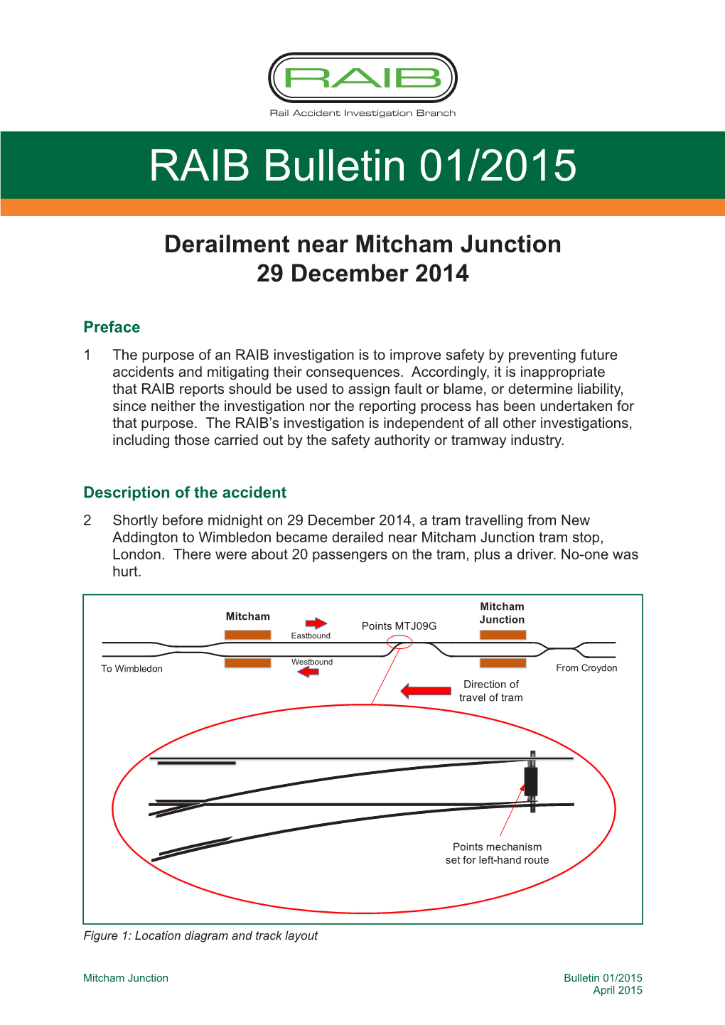 RAIB Bulletin 01/2015