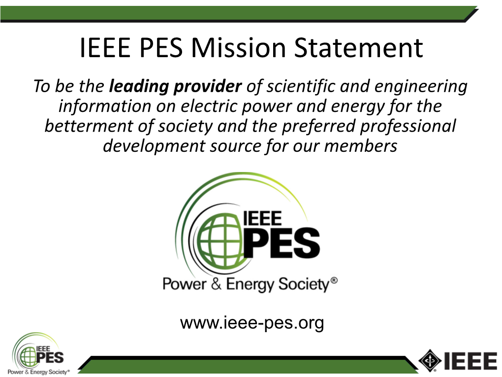 IEEE PES Mission Statement