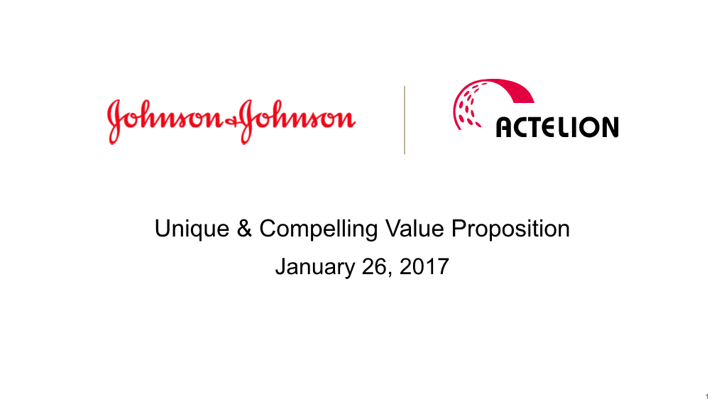 Unique & Compelling Value Proposition