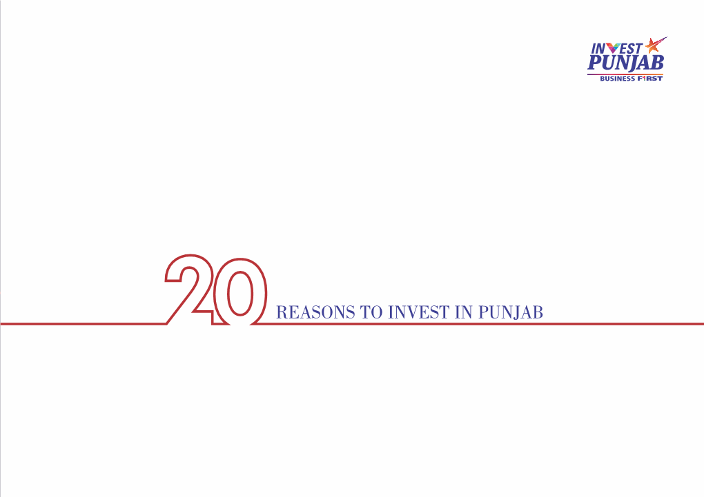 20 Reasons to Invest in Punjab