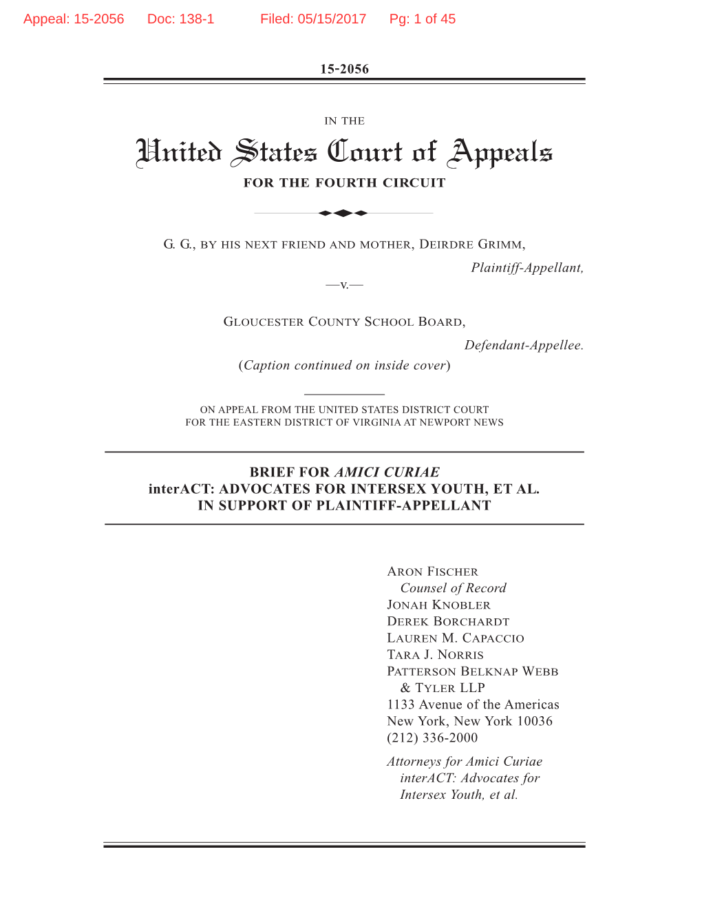 United States Court of Appeals for the FOURTH CIRCUIT