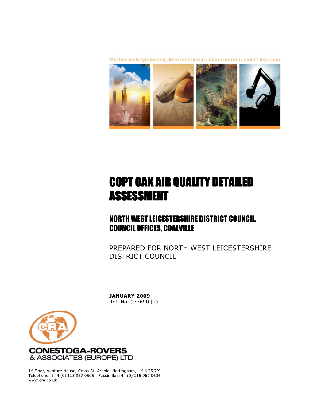 Copt Oak Air Quality Detailed Assessment