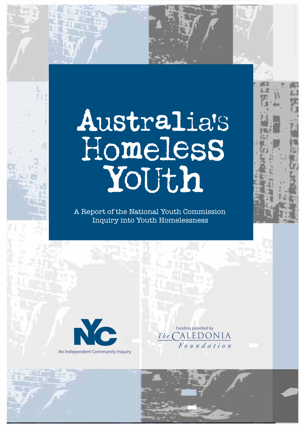 Australia's Homeless Youth