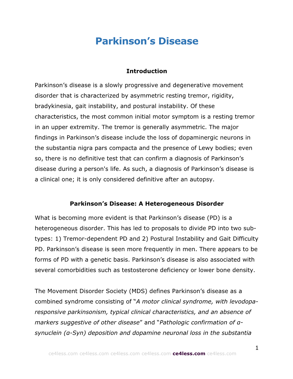 Parkinson's Disease, but Several, Perhaps Most, of Them May Reflect Reverse Causation, Residual Confounding, Information Bias, Sponsor Conflicts Or Other Caveats.”2