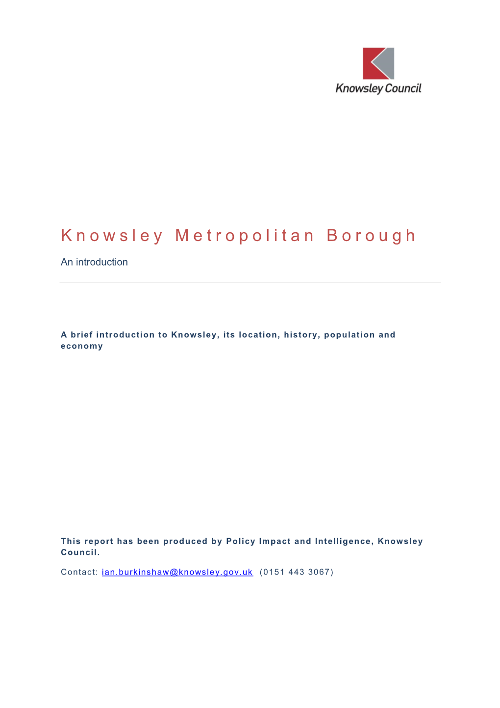 Knowsley Metropolitan Borough