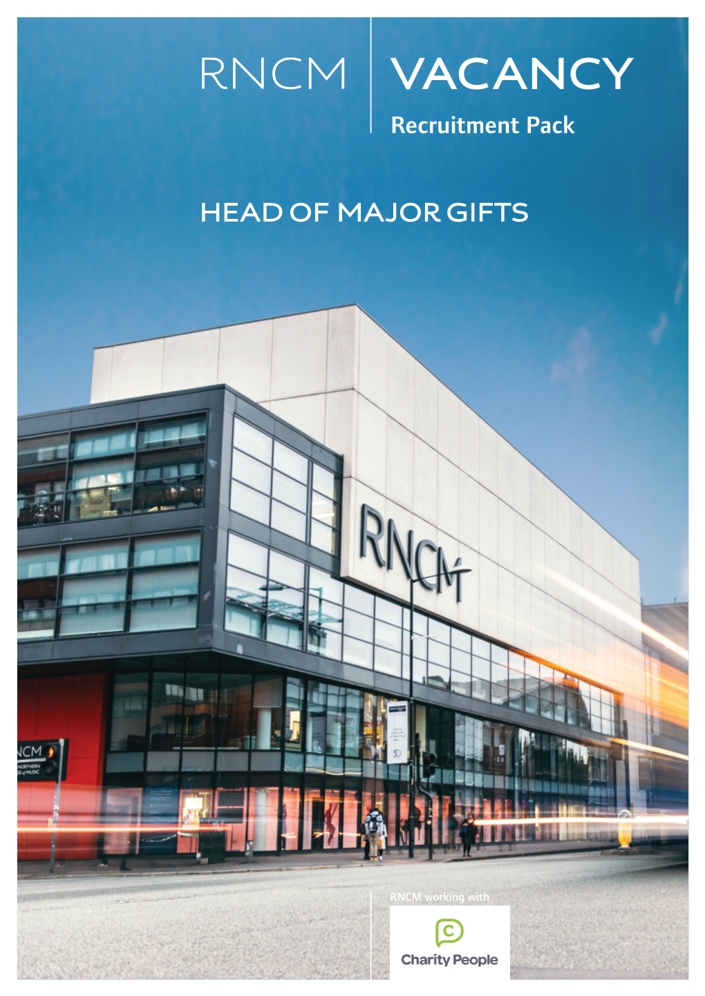 RNCM Vacancy Recruitment Pack