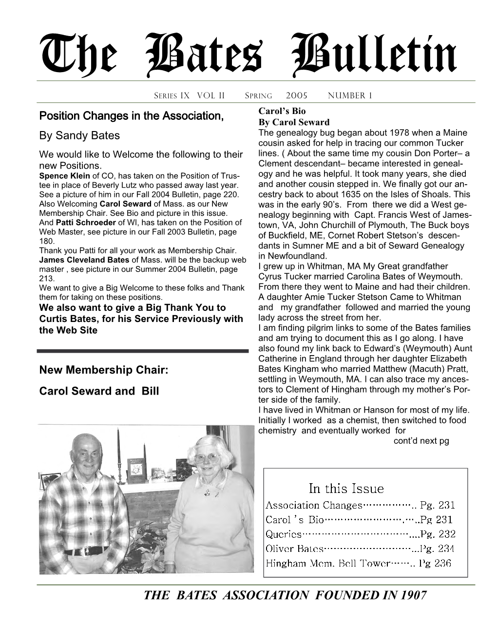 Web Spring Bulletin 2005