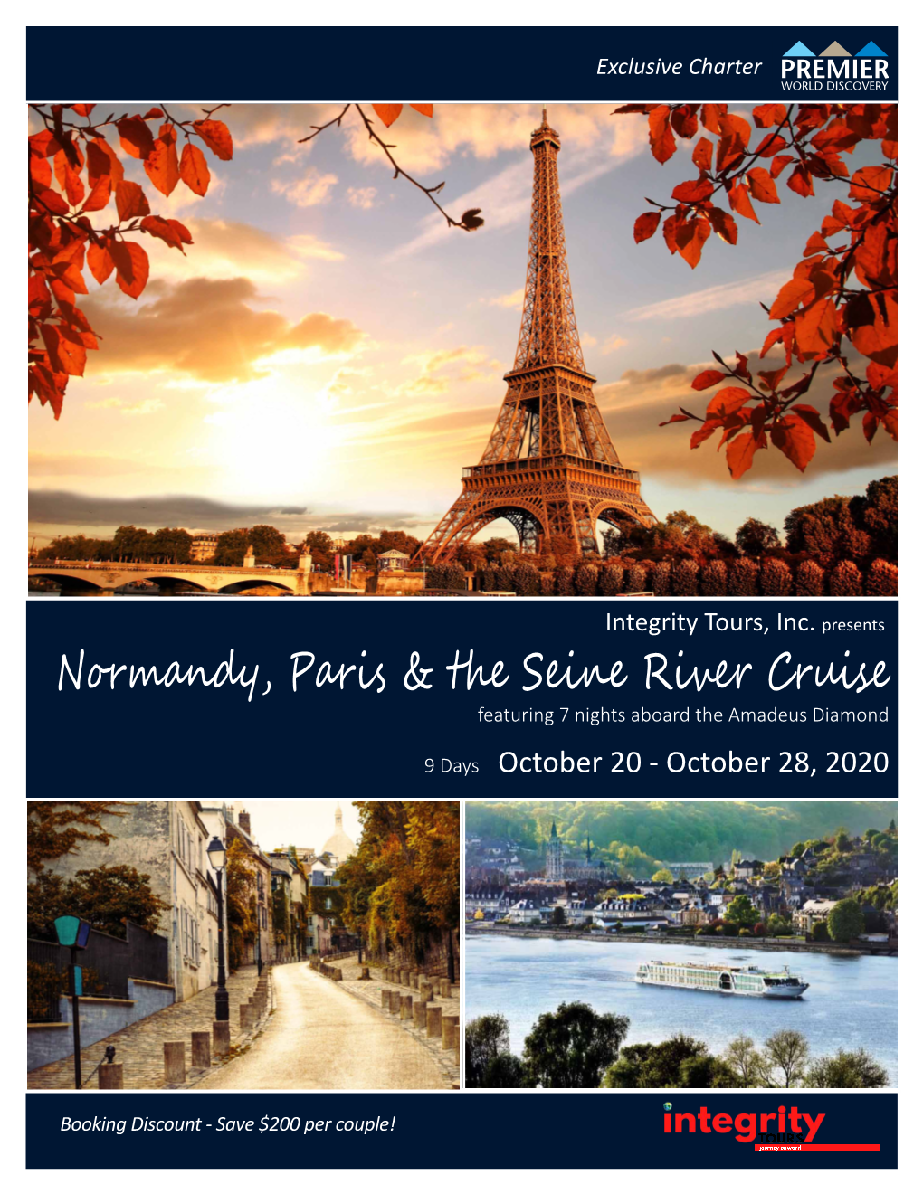 Normandy, Paris & the Seine River Cruise