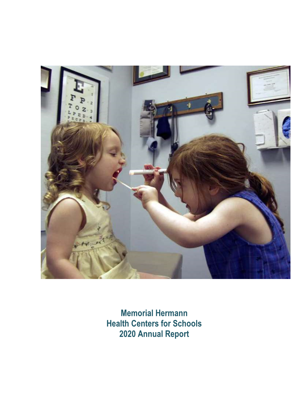 Memorial Hermann Health Centers for Schools Annual Report 2020