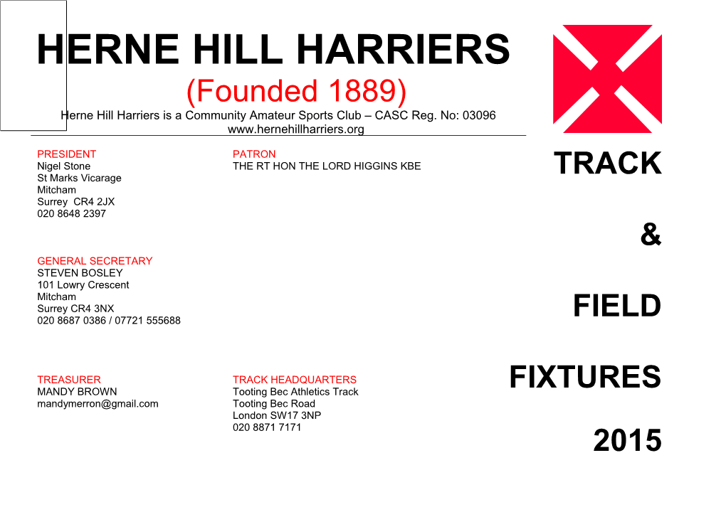 Herne Hill Harriers