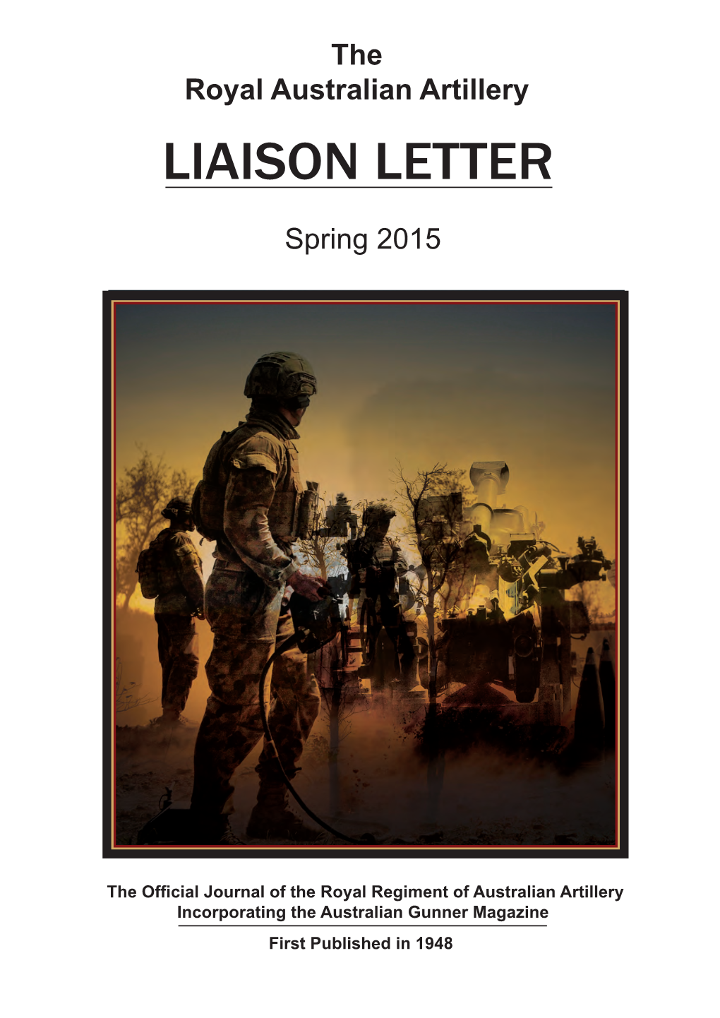 RAA Liaison Letter Spring 2015