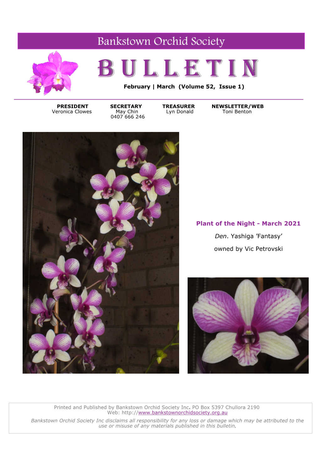 BULLETIN February | March (Volume 52, Issue 1)