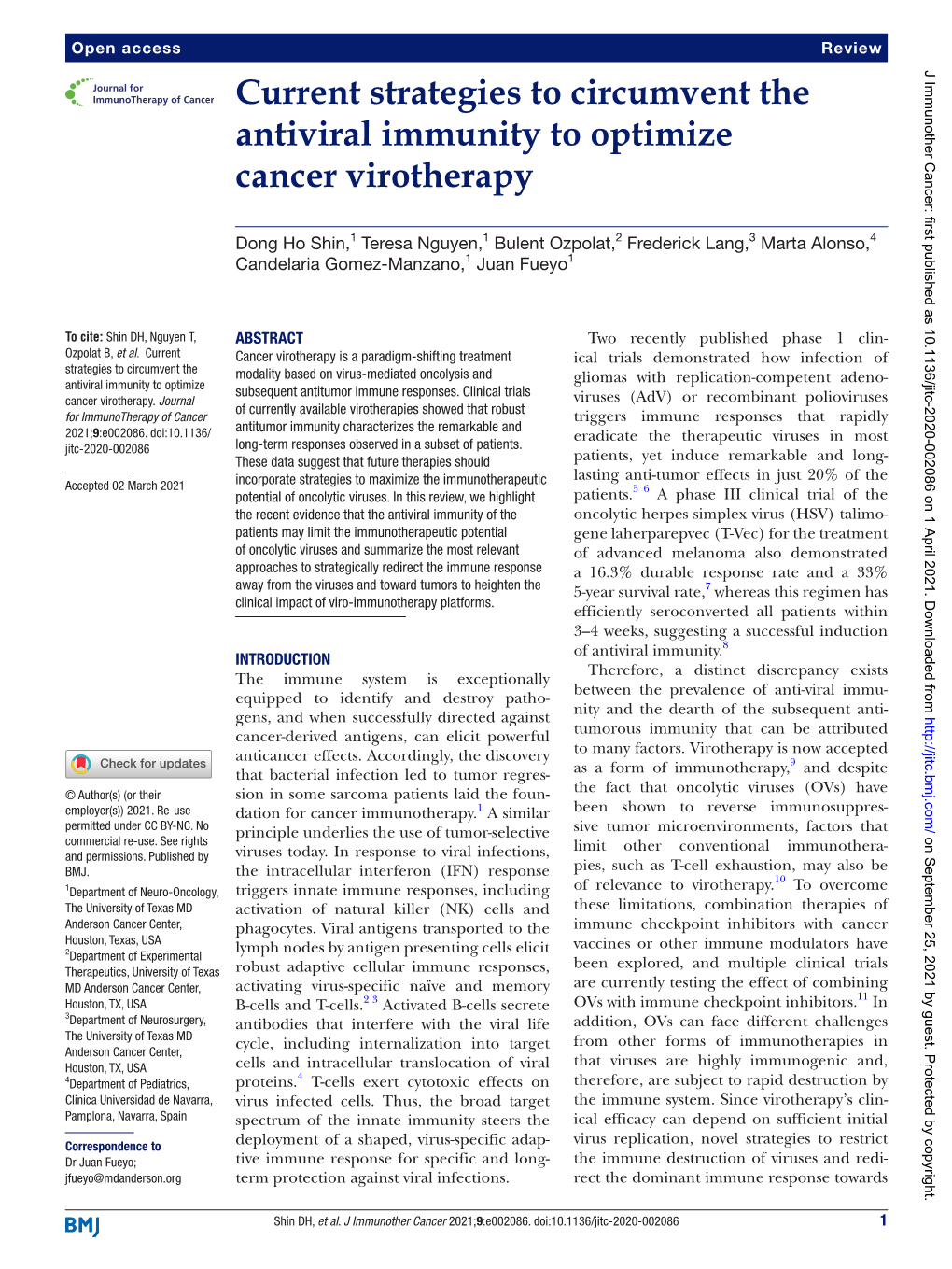 Current Strategies to Circumvent the Antiviral Immunity to Optimize Cancer Virotherapy