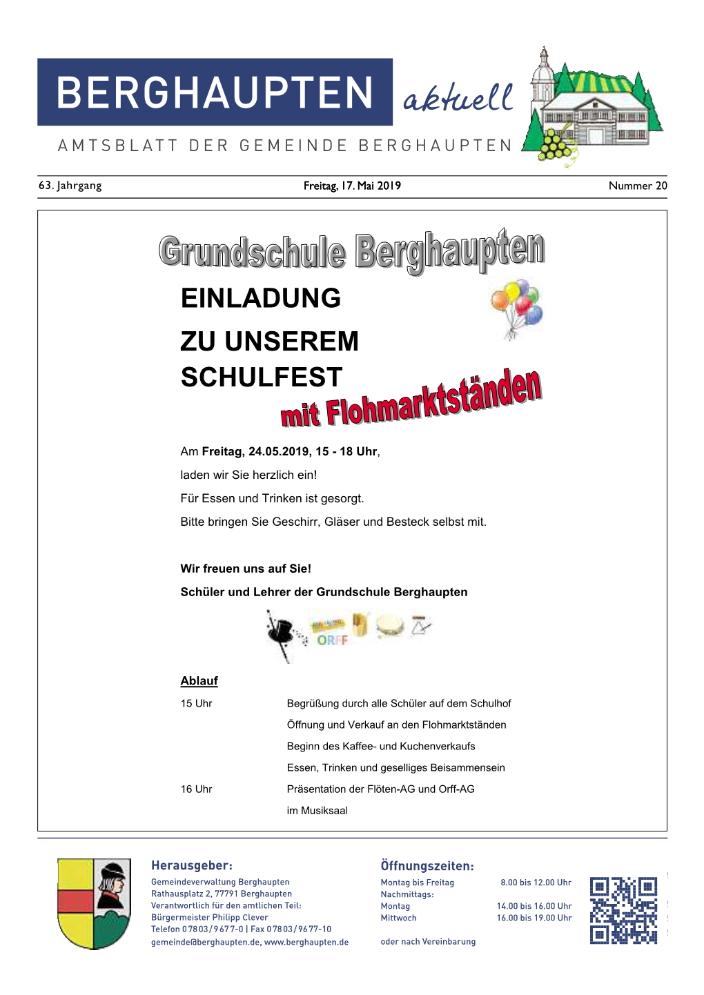 Zum Amtsblatt KW20 2019