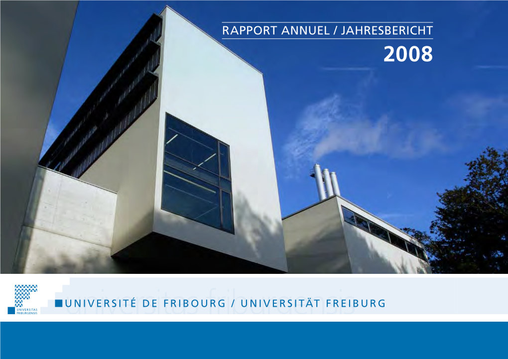 Rapport Annuel / Jahresbericht 2008