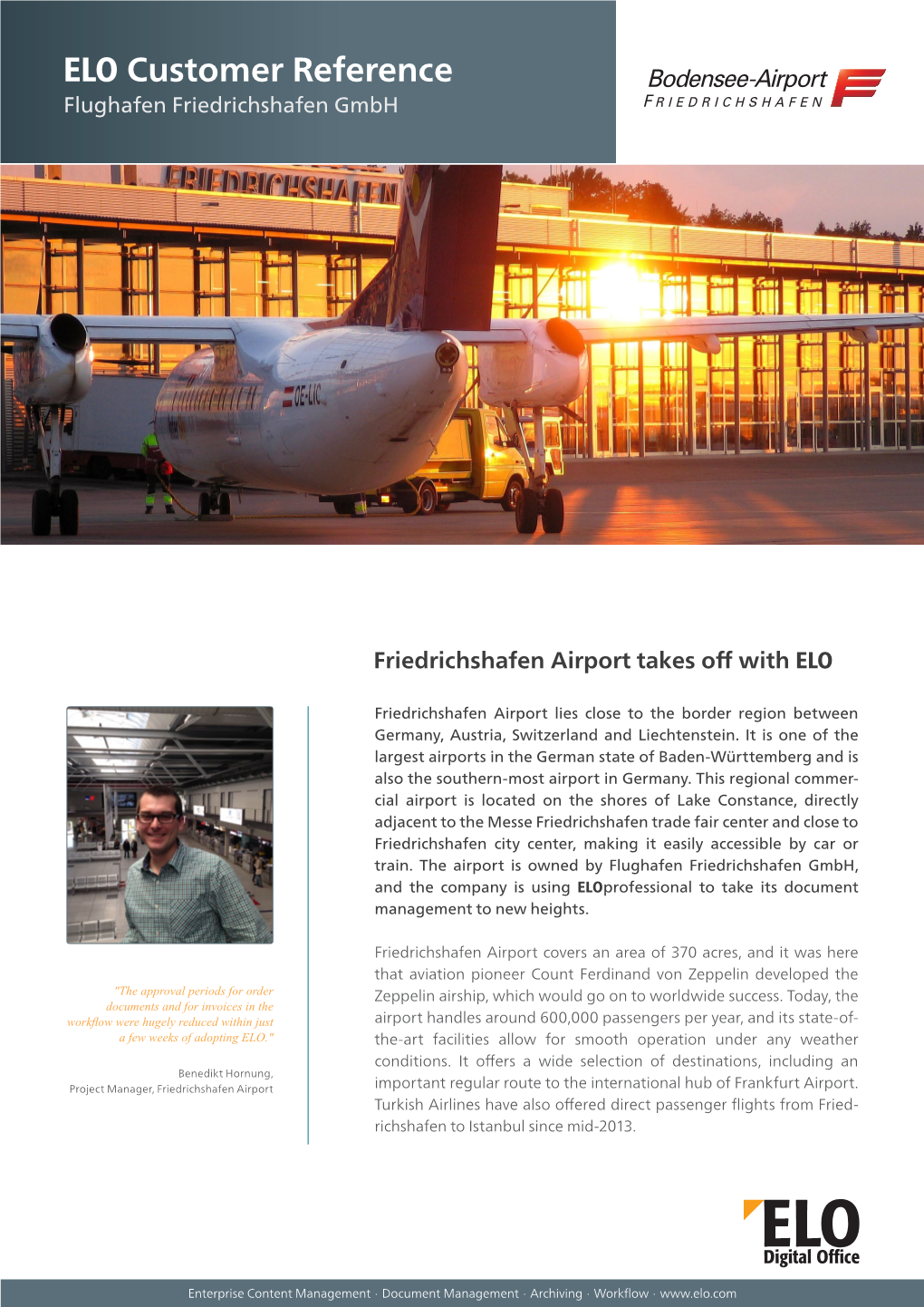 ELO Customer Reference Flughafen Friedrichshafen Gmbh