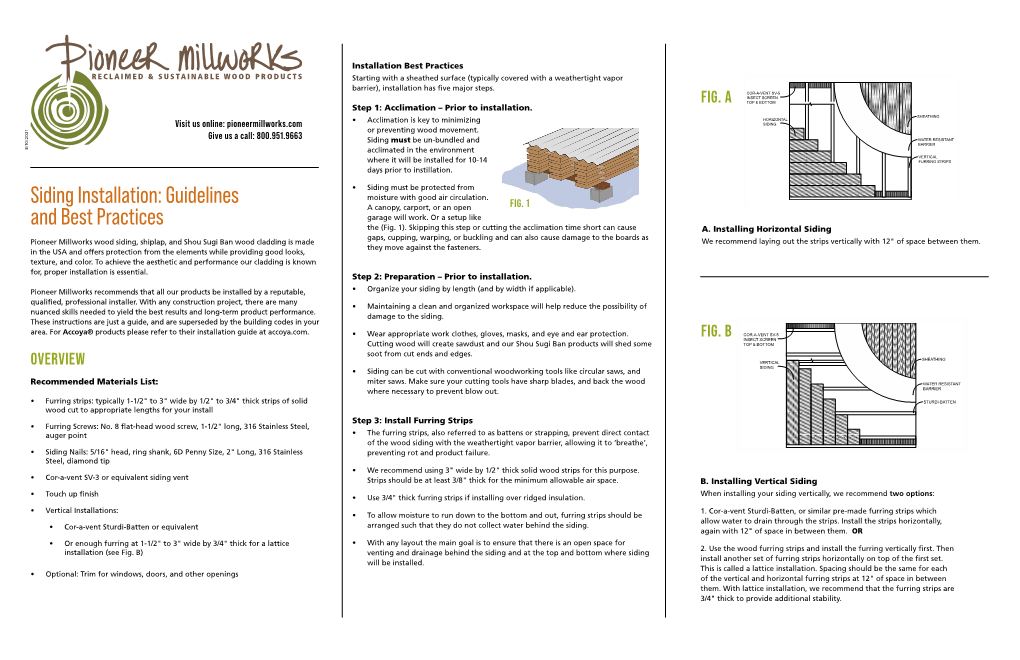 Siding Installation: Guidelines and Best Practices