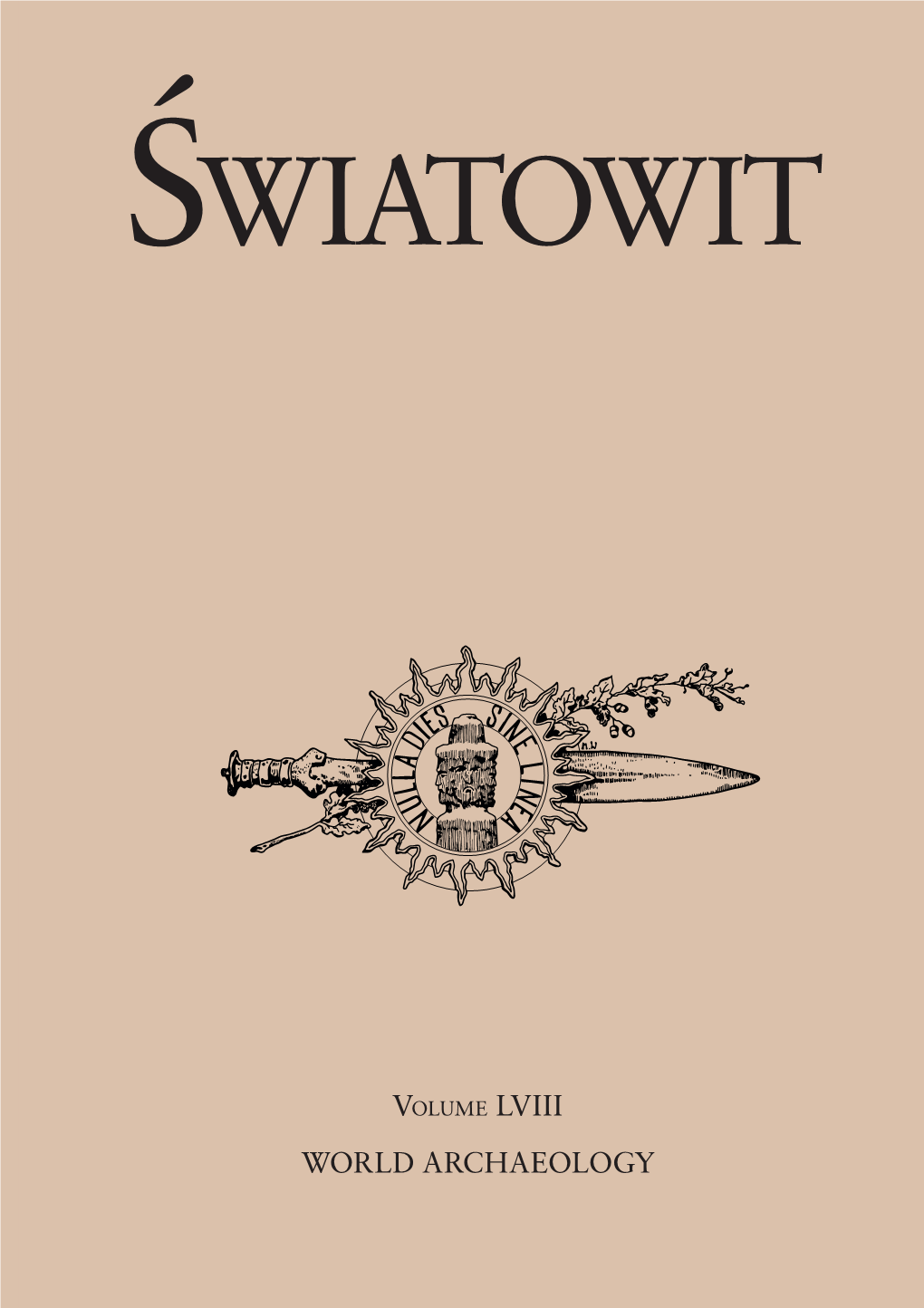 Światowit. Volume LVIII. World Archaeology