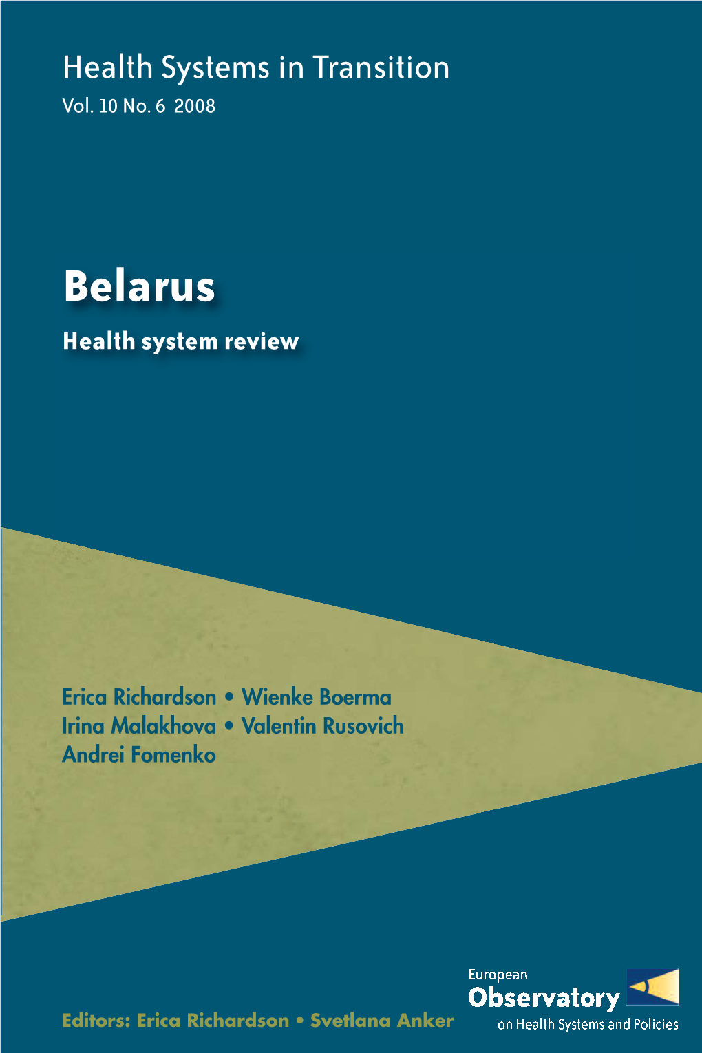 Belarus Health System Review