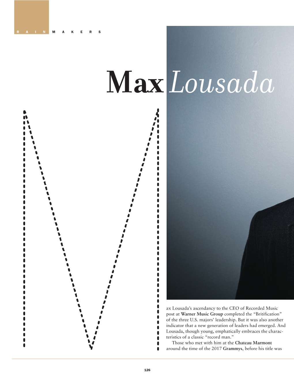 Max Lousada's Ascendancy to the CEO of Recorded Music Post At