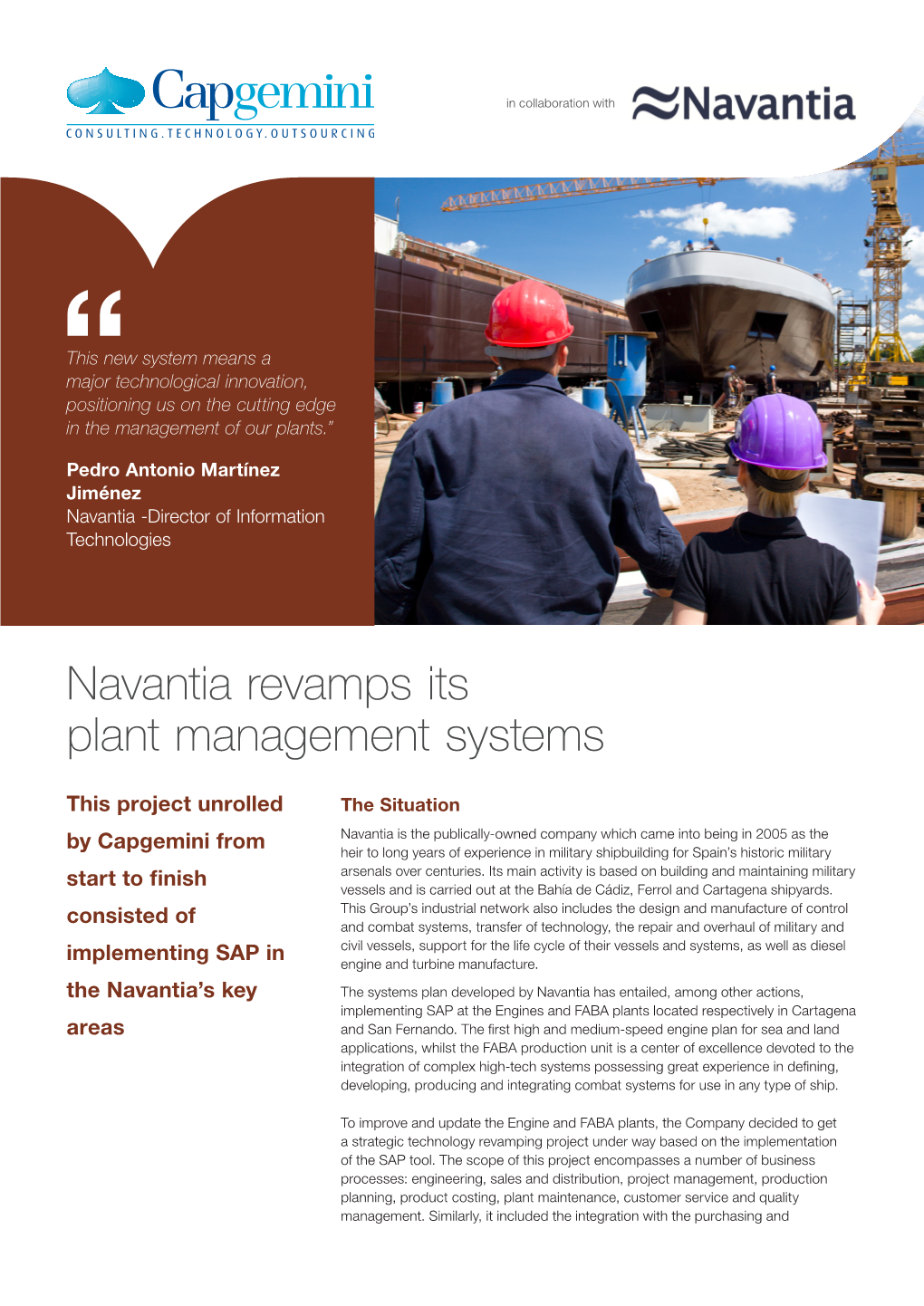 Navantia Revamps Its Plant Management Systems