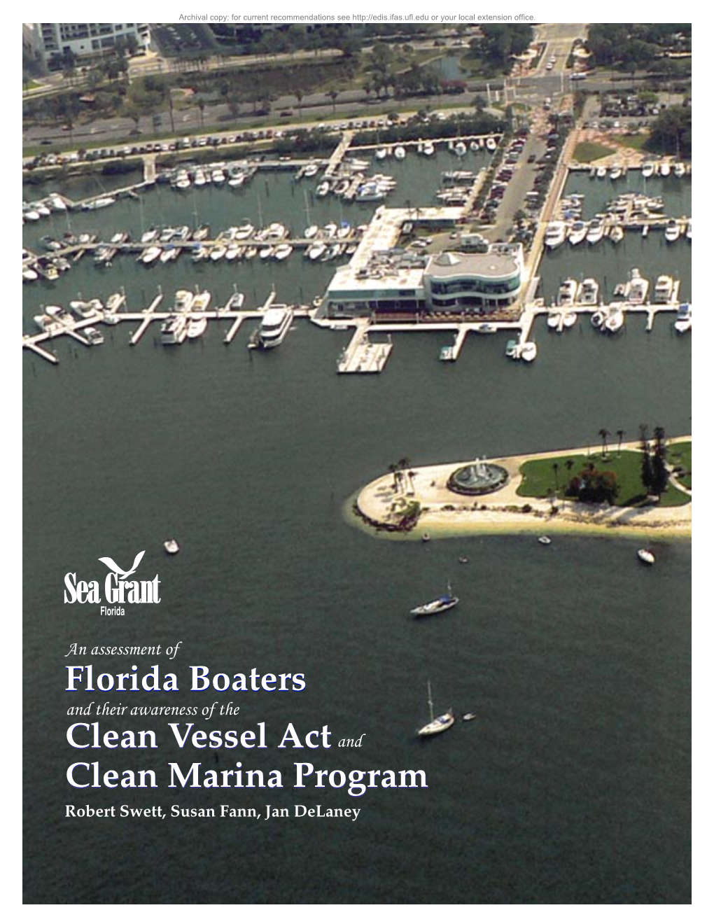 An Assessment of Florida Boaters and Their