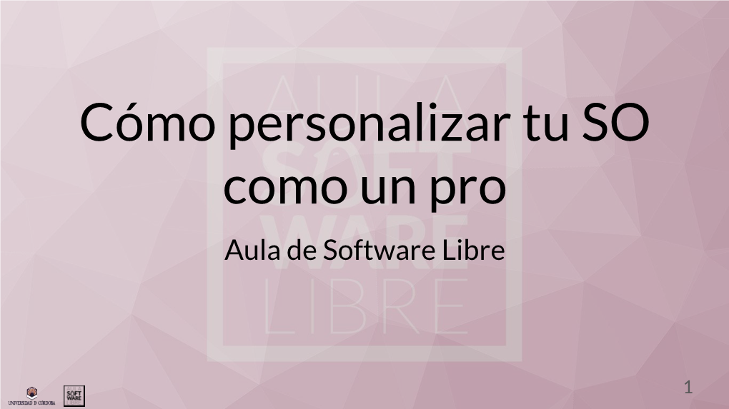 Cómo Personalizar Tu SO Como Un Pro Aula De Software Libre