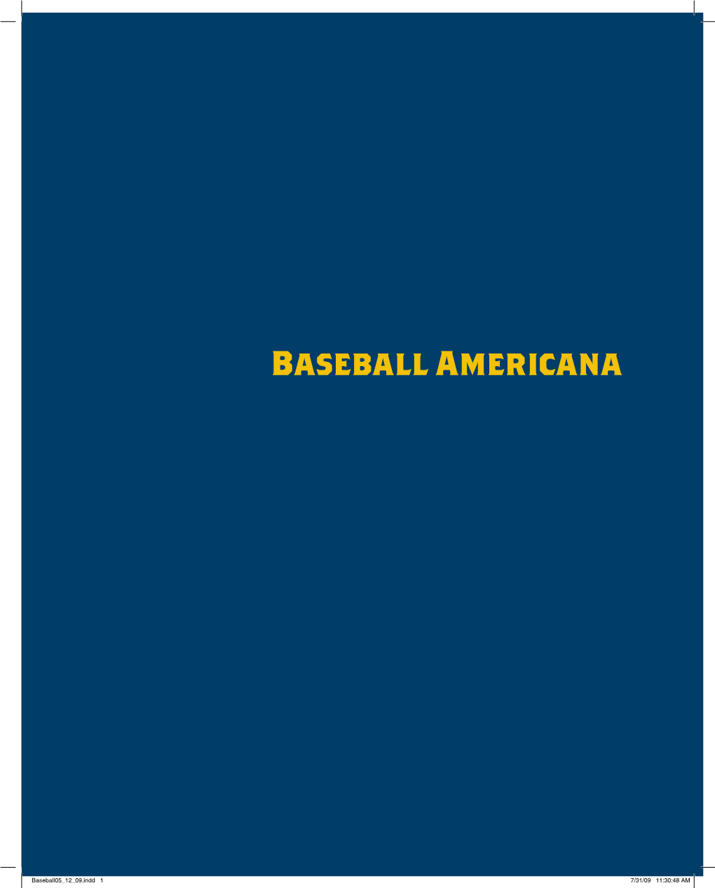 Baseball Americana