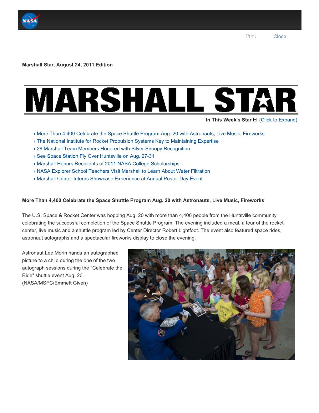 Marshall Star, August 24, 2011 Edition