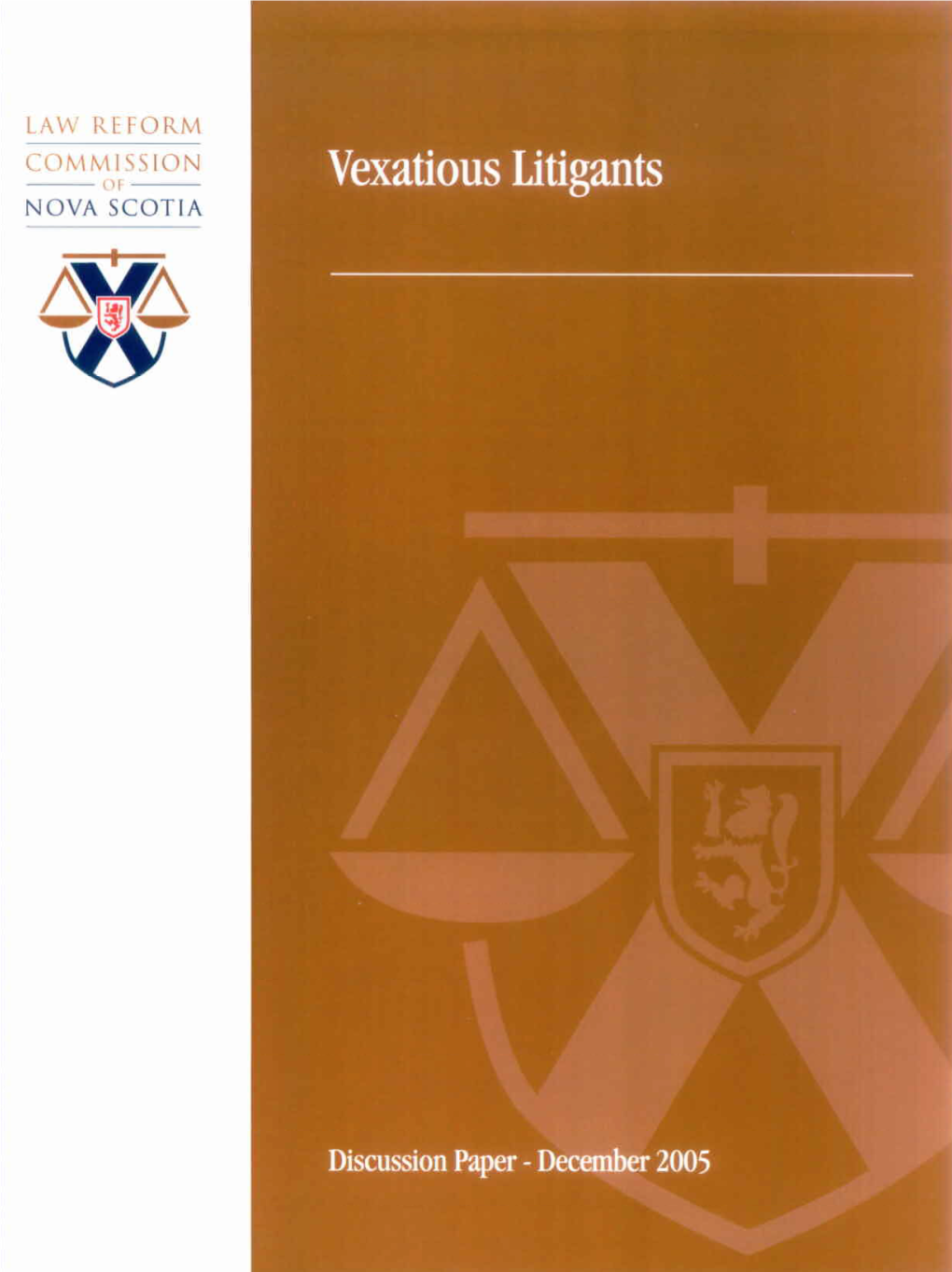 Vexatious Litigants Discussion Paper