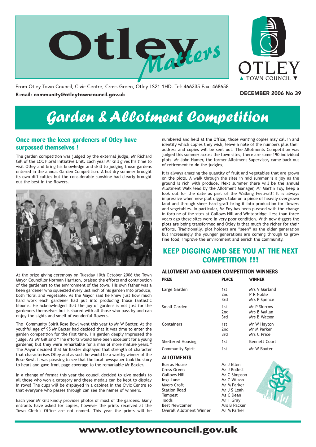 Otley Matters No 39 NOV 2006