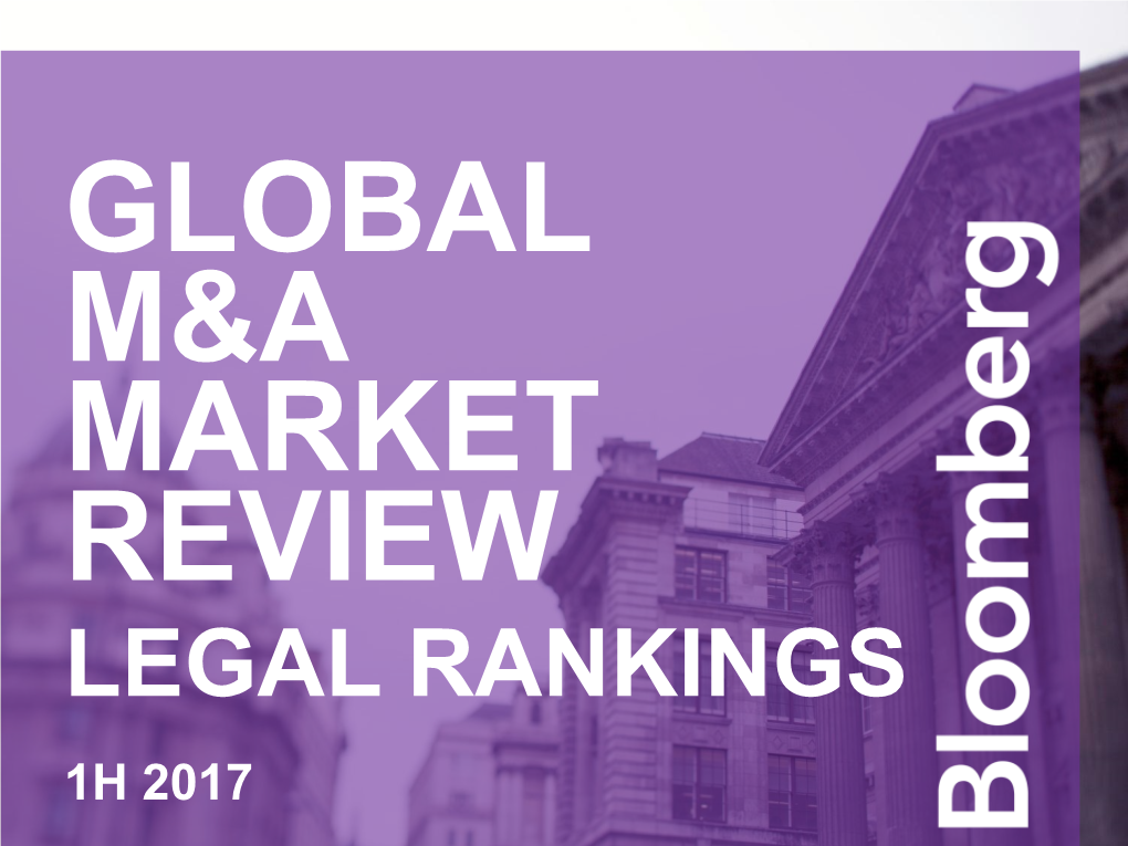 Legal Rankings 1H 2017 1H 2017