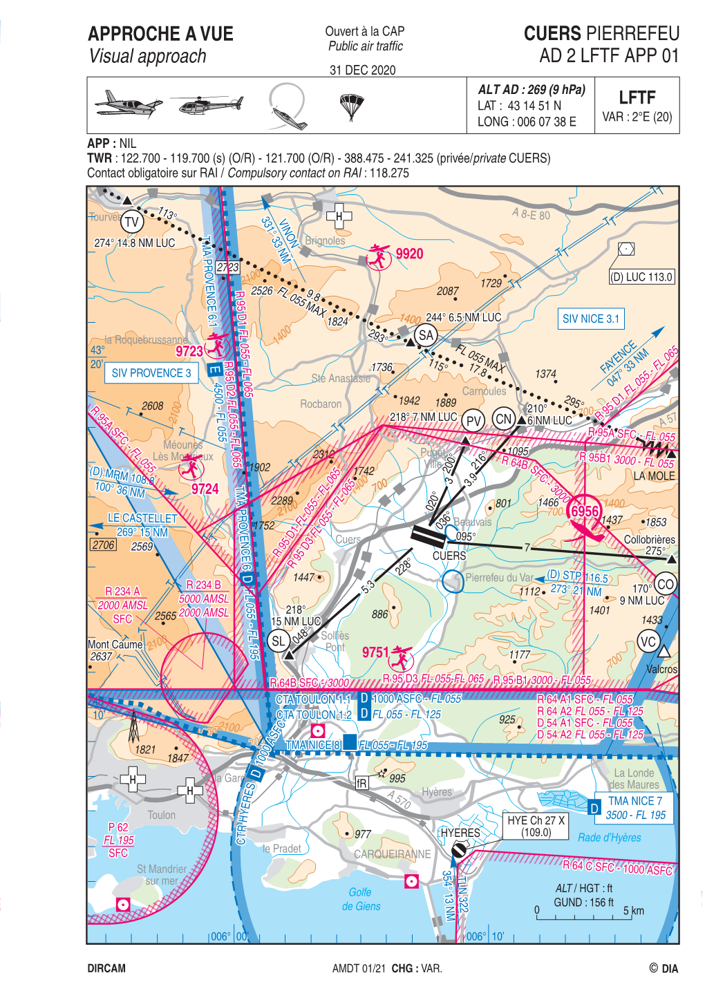 Carte VAC De LFTF