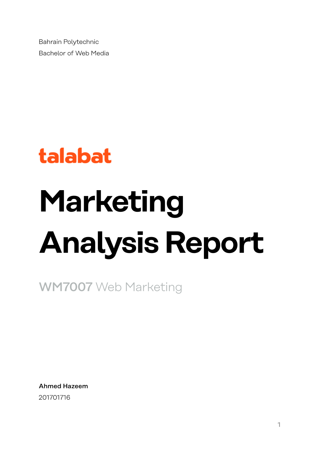 Marketing Analysis Report