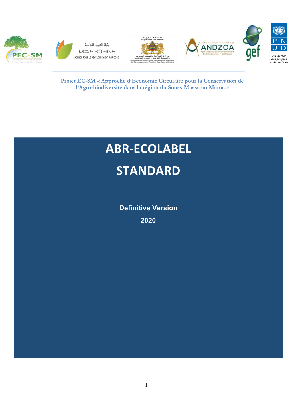 Abr-Ecolabel Standard