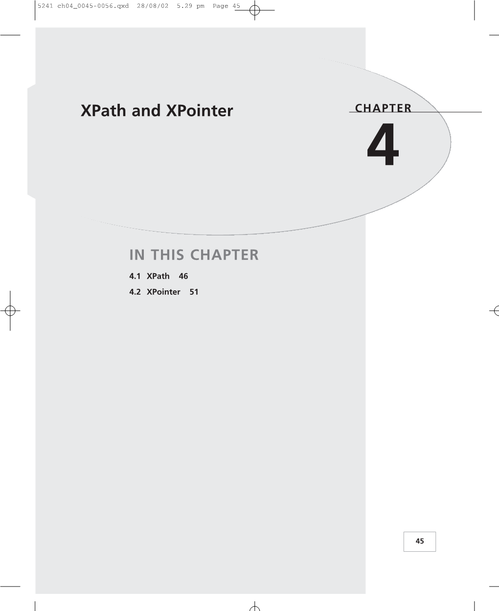 Xpath and Xpointer CHAPTER 4