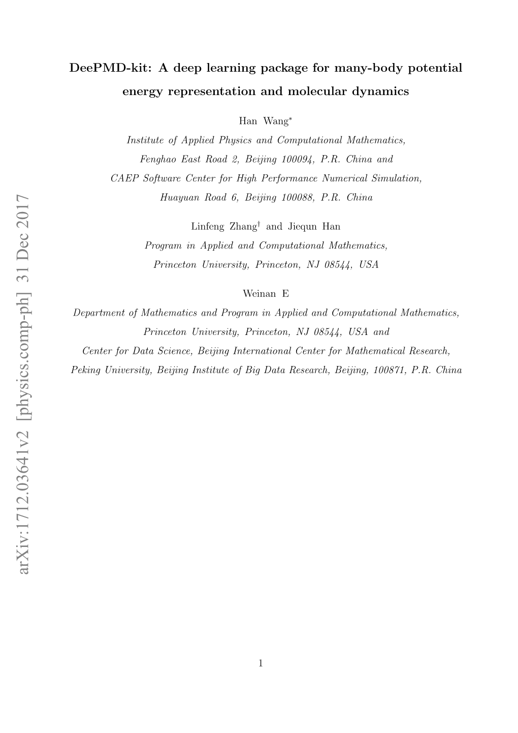 Arxiv:1712.03641V2 [Physics.Comp-Ph] 31 Dec 2017