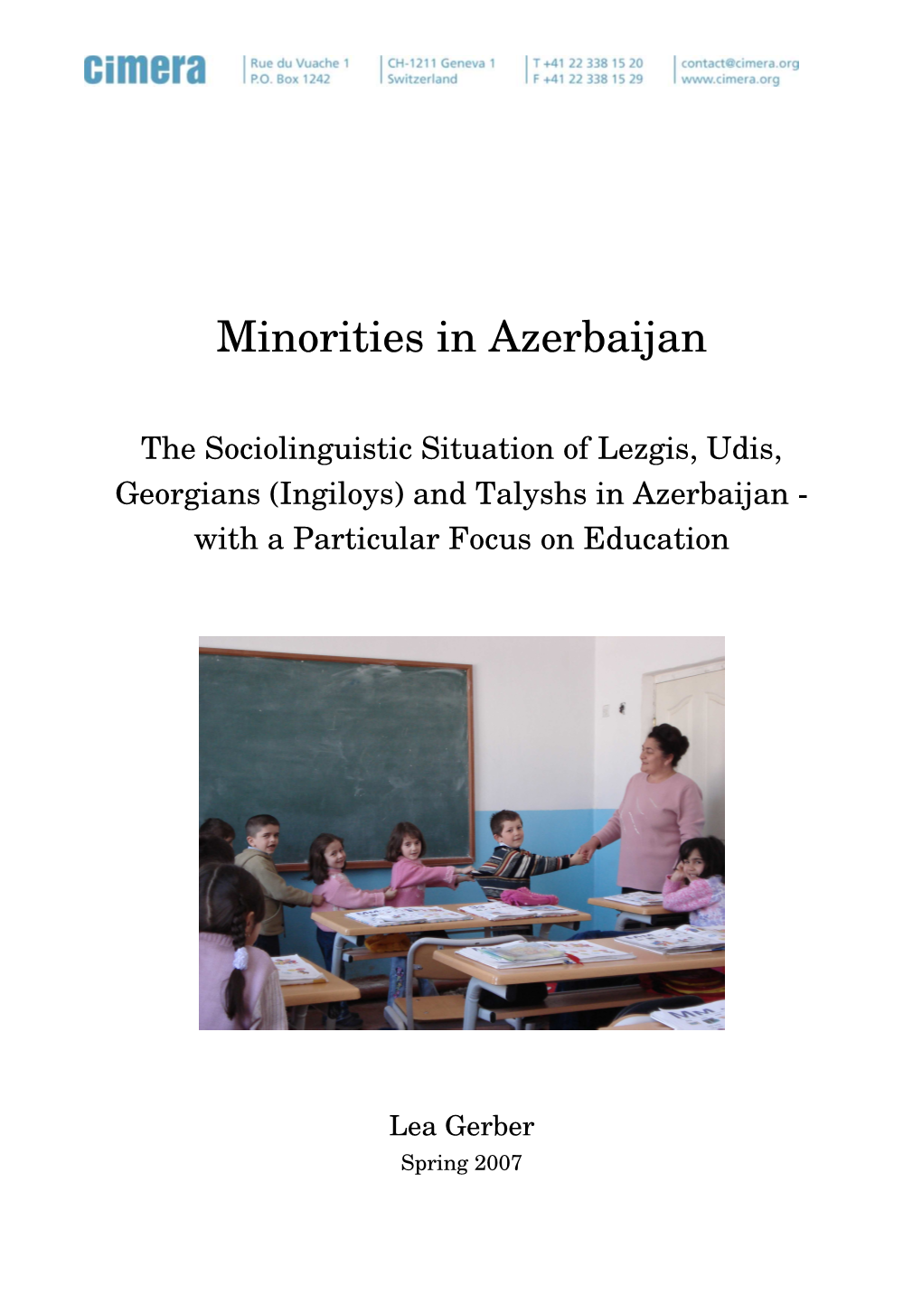 Minorities in Azerbaijan
