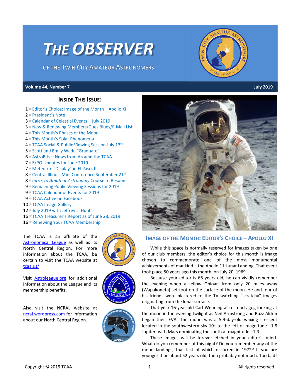 July 2019 OBSERVER (#2-150Ppi)