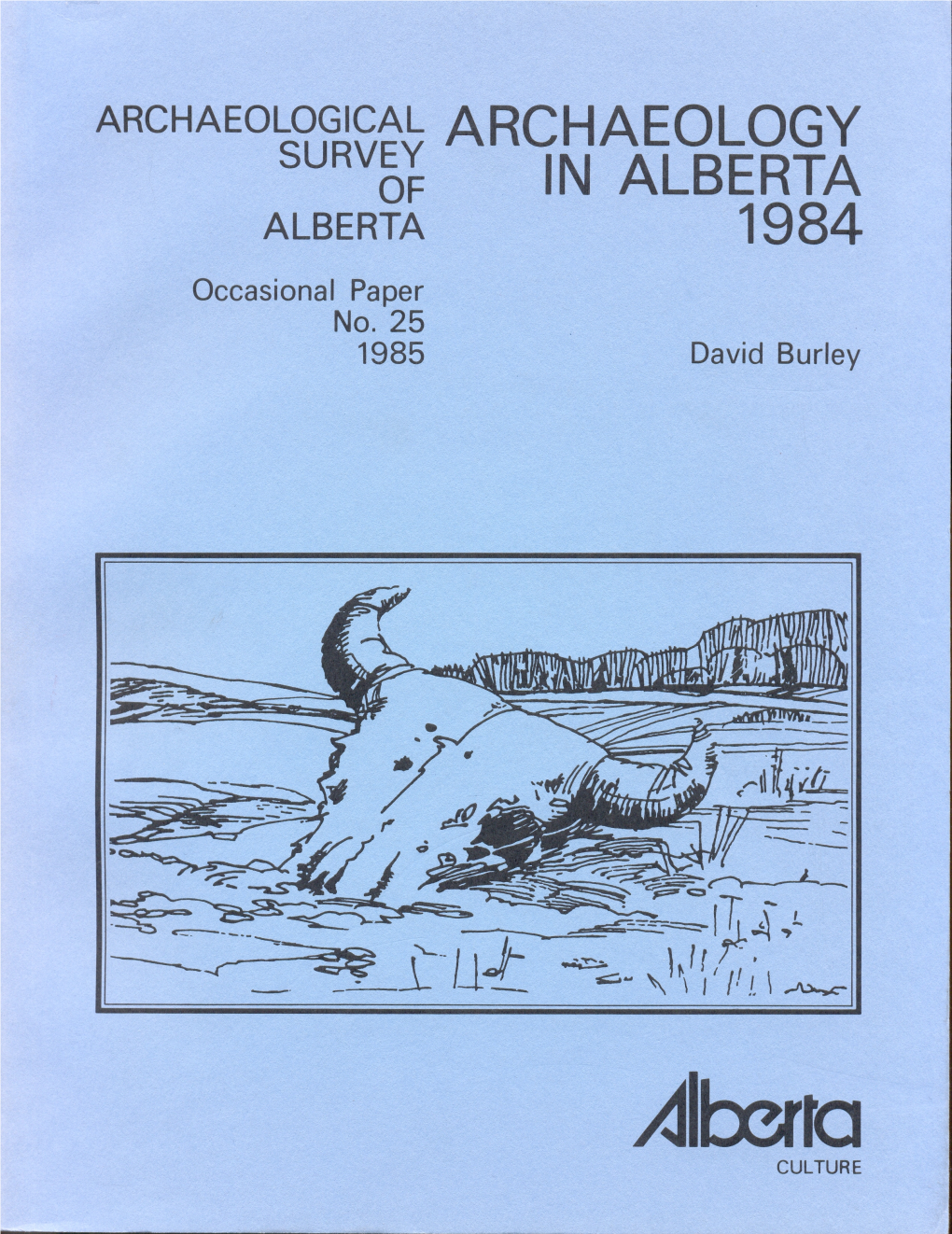 Archaeology in Alberta 1984